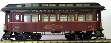 G SCALE ARISTO CRAFT 31051 PENNSYLVANIA PASSENGER CAR   NO LIGHTING OR  SMOKE