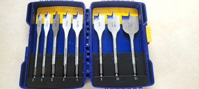 IRWIN Speedbor 8pc Metal Drill Bit Set for Drill, Cutting Application, Silver