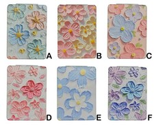 2, 4 pcs "Flower" Double Sided Pocket Purse Compact Mirror
