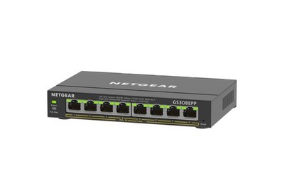 Netgear GS308EPP Managed L2/L3 Gigabit Ethernet (10/100/1000) Power over