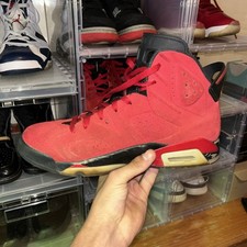Jordan Air Jordan 6 Retro Toro Bravo Red/Black Suede CT8529-600 High Top Men