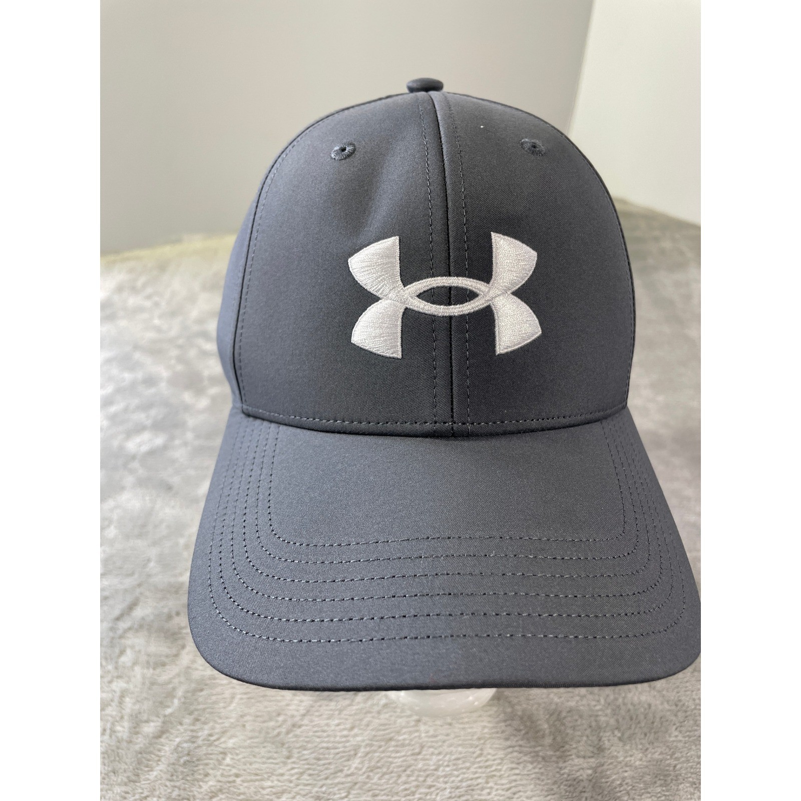 Under Armour Golf Hat Cap UA Classic Fit Mens Snapback Grey Adjustable Light