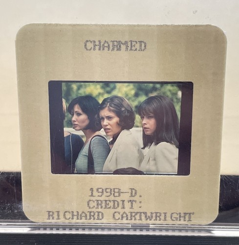 Charmed 35mm Color Transparency Photo Slide. Shannen Doherty, Alyssa Milano.