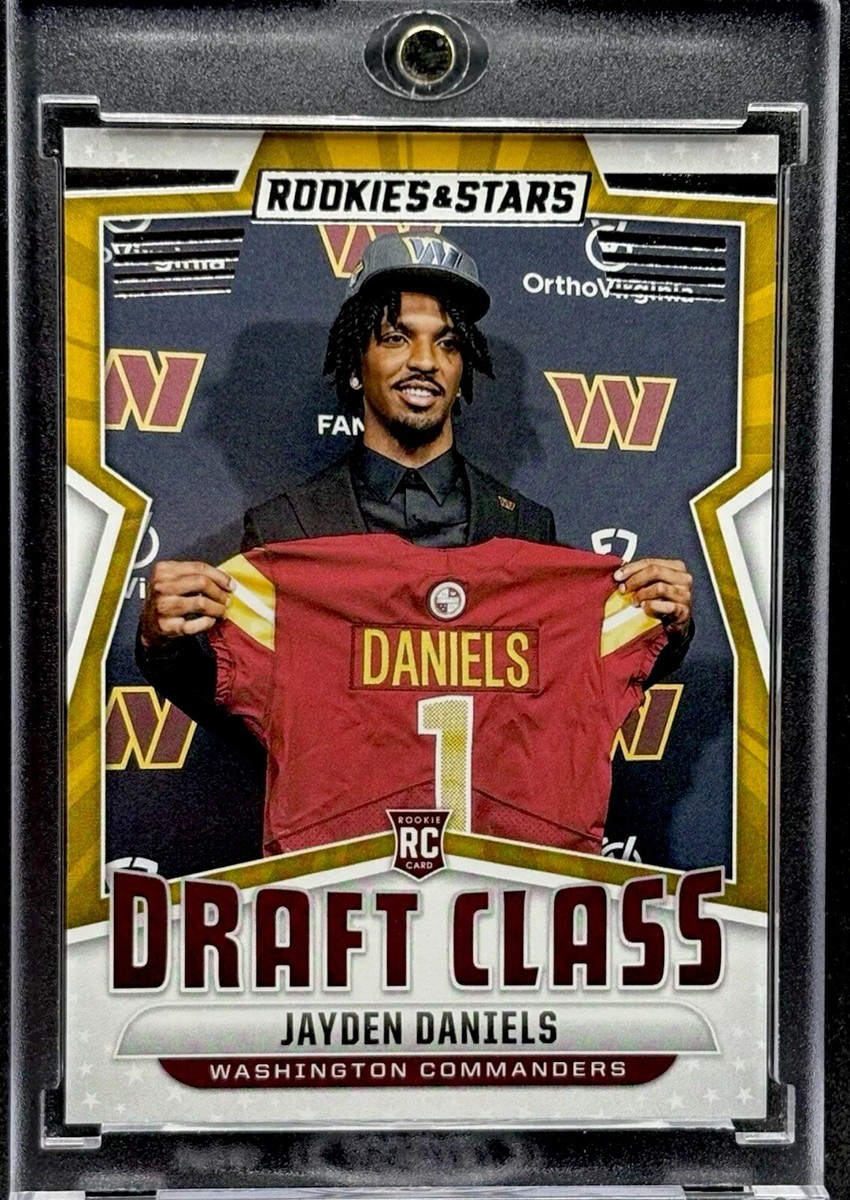 Jayden Daniels RARE ROOKIE RC DRAFT VARIANT PANINI