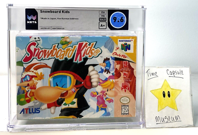 Snowboard Kids Nintendo 64 N64 New Sealed WATA Graded 9.6 A+ 1st