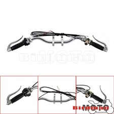 Retro Handlebar Brake Lever Hand Grip For BMW R12 M72 KS750 Ural Dnepr Chrome
