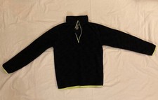 Tek Gear Boy's Soft Tek 1/4 Zip Pullover Size L 14/16 Dark Blue