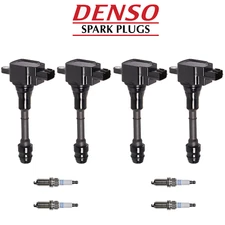 Engine Ignition Coil & DENSO Platinum TT Spark Plug For Nissan Altima 2.5L L4