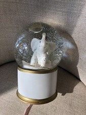 Pottery Barn Baby Musical Light up Elephant Snow Globe