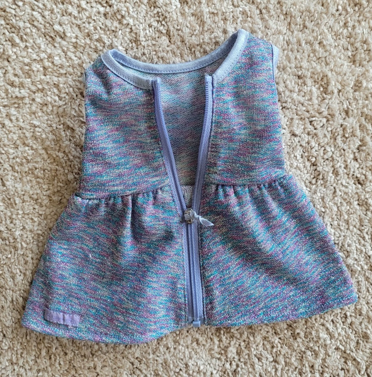 American girl cheap purple sparkle outfit