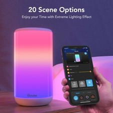 Govee RBIC Smart Table Lamp Dimmable App Control w/ 37 Scene Modes  Music Mode