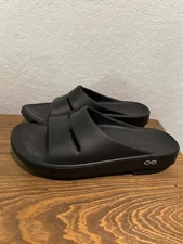 OOFOS OOahh Recovery Slide Matte Black Size EU 38 M 5 / W 7