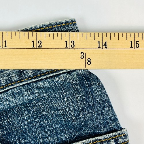 Levis 569 Loose Straight Cut-Off Boys Shorts Youth 14 Reg Blue Denim - Picture 6 of 9