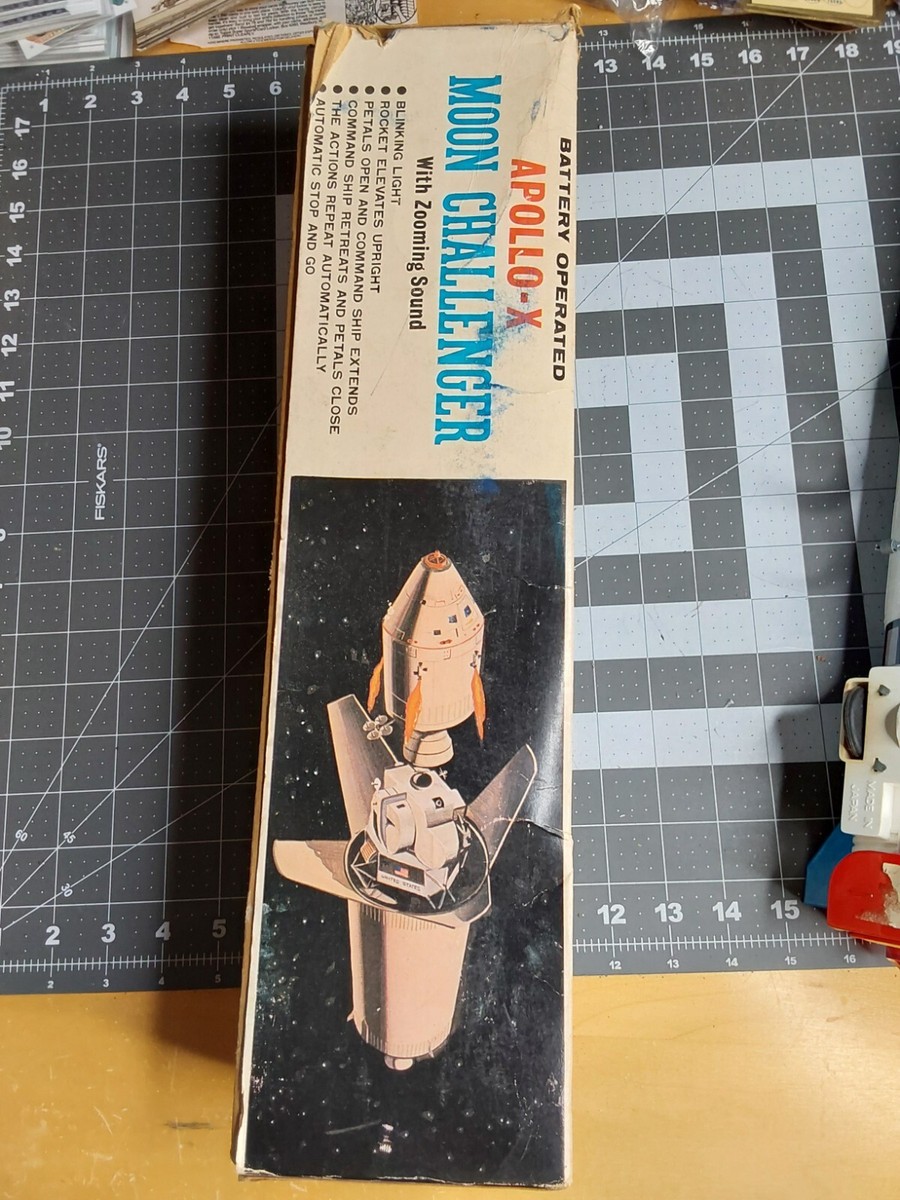 TN Nomura Boxed 1960s Battery Operated Apollo X Moon Challenger TN Nomura Boxed 1960s Battery Operated Apollo X Moon Challenger