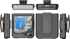 Samsung Galaxy Z Flip 5 5G Belt Clip Case, Slim Phone Case with Holster Black
