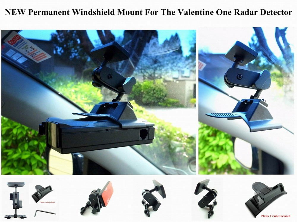 Set New Designed Permanent Windshield Mount For The Valentine One Radar Detector