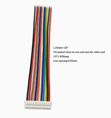 1.25mm Abstand Stecker Elektronik Draht Computer Peripherie Adapter Serie Kabel - Bild 1 von 4
