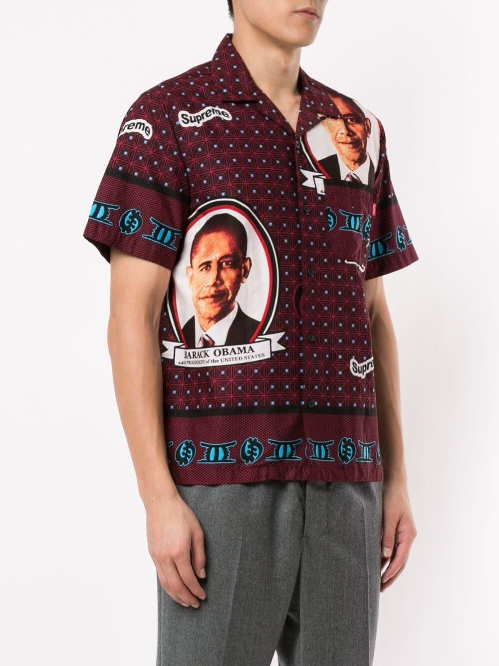 S/S 2017 Supreme x Obama Button Up Shirt