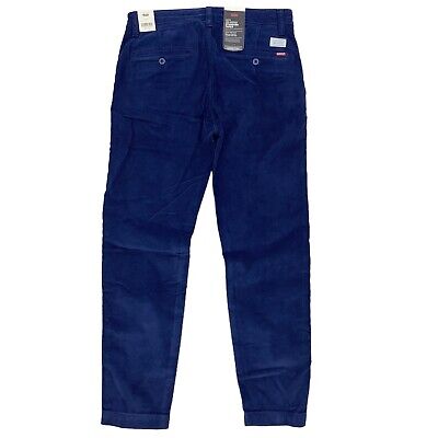 Levi's XX Chino Standard Taper Fit Corduroy Pants Ocean Blue Levi's XX Chino Standard Taper Fit Corduroy Pants Ocean Blue