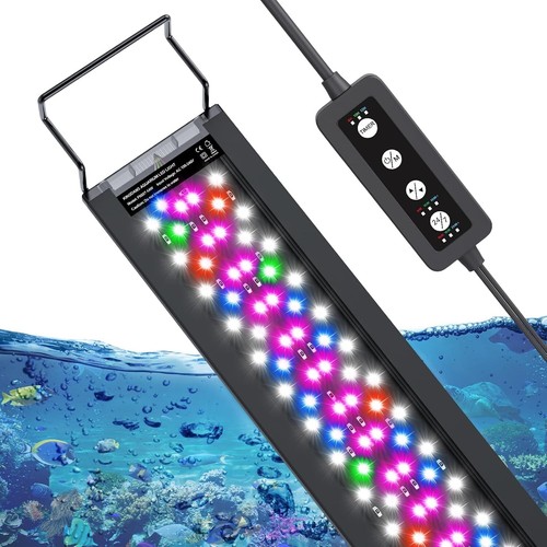 Smart Aquarium Lighting with Timer, Adjustable Brightness & 26W for 30-36" Tanks - Picture 3 of 9