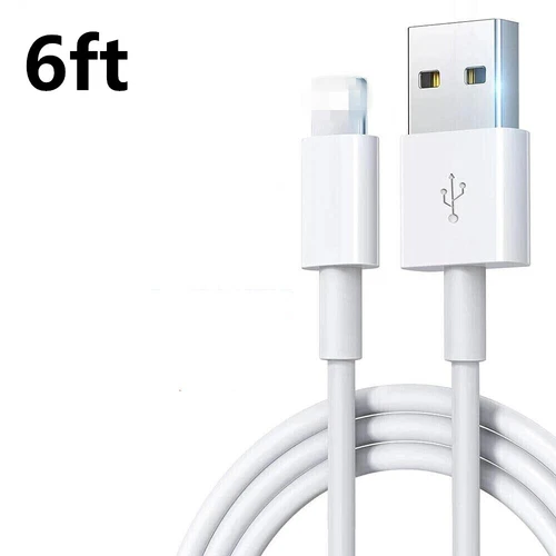 Wholesale USB Fast Charger Cable Cord For iPhone 14 13 12 11 XS X XR 8 7 6 5 SE - Picture 6 of 7