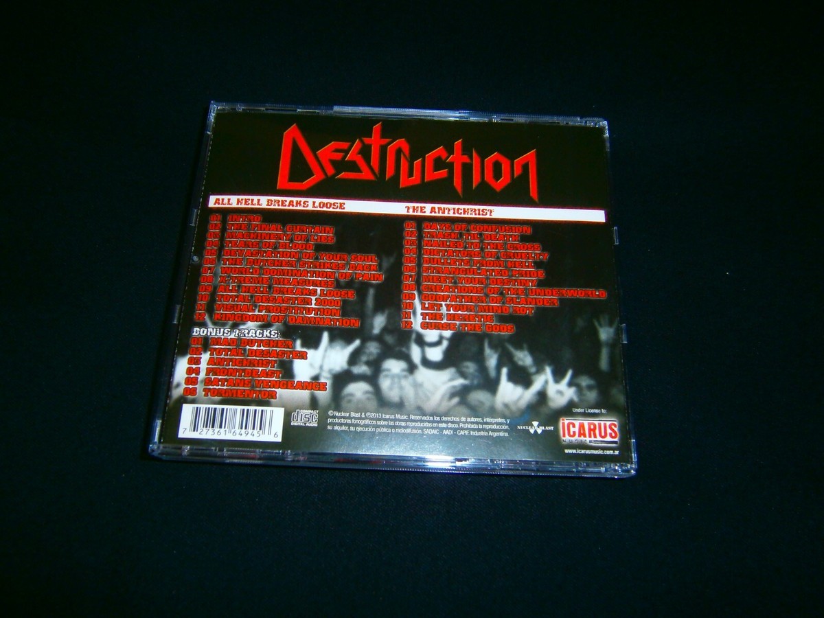 DESTRUCTION - All Hell Breaks Loose + The Antichrist. Double CD | eBay