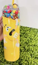 M&M Chocolate Tumbler Stainless Travel Mug Gift For Teen, Kids, Her Christmas