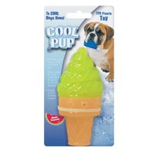 Cool Pup Ice Cream Cone Toy Packs Green 1pk Lg Ice Cream Cone