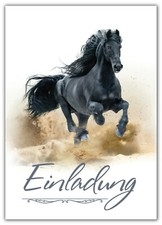 Einladungskarten Kindergeburtstag Pferd Mädchen Einladung Geburtstag Kinder