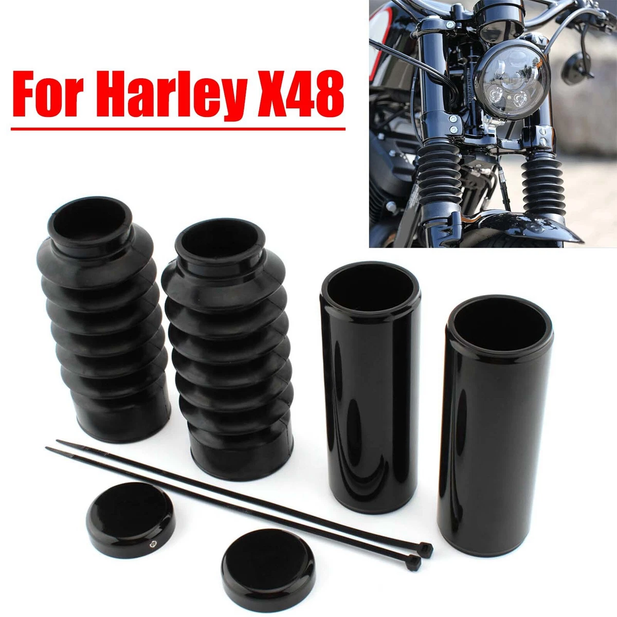 Harley sportster fork covers deals