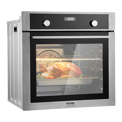 VEVOR 2.68Cu.Ft Single Wall Oven 24'' Electric Built-in Wall Oven 9 Function Tool
