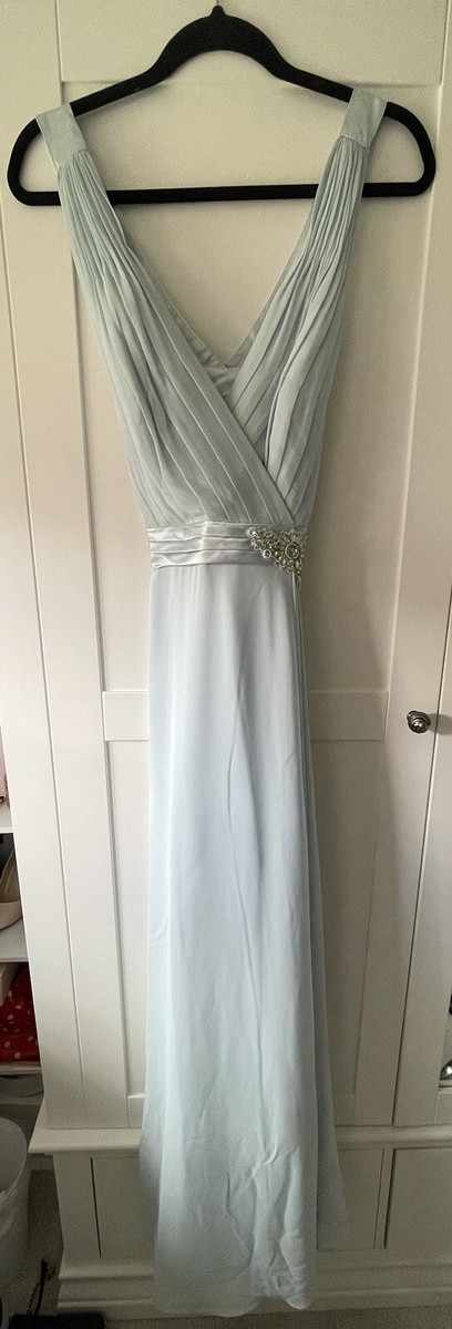 jenny packham light blue dress Jenny Packham Women's Lauretta Embellished Maxi Dress - Blue - Size 18 UK/14 US main image 0