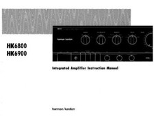 Harman Kardon HK-6900 Ricevitore Manuale del proprietario