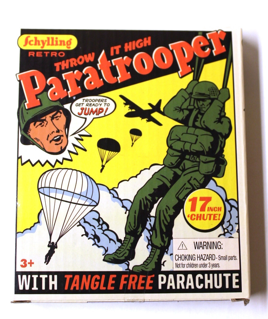 Schylling Retro Throw It High Paratrooper with 17