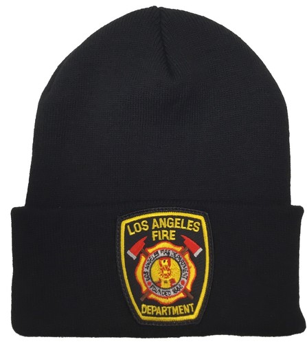 City of Los Angeles LAFD Black Beanie 
