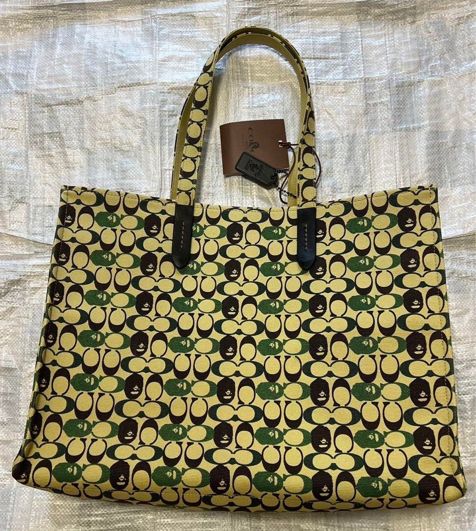 Coach x Bape A Bathing Ape Tote Bag Camouflage Size W18.5