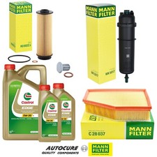 FOR BMW X5 M SPORT (MK4) (G05) MANN SERVICE KIT + 7L CASTROL OIL [2018 - ]