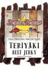 Jerky Jerks Mild Teriyaki Premium Beef Jerky 7oz