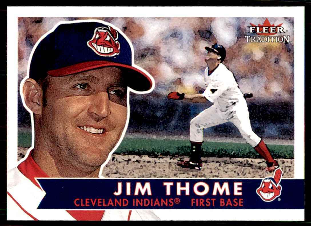 2001 Fleer Tradition Jim Thome Baseball Cards 162 eBay