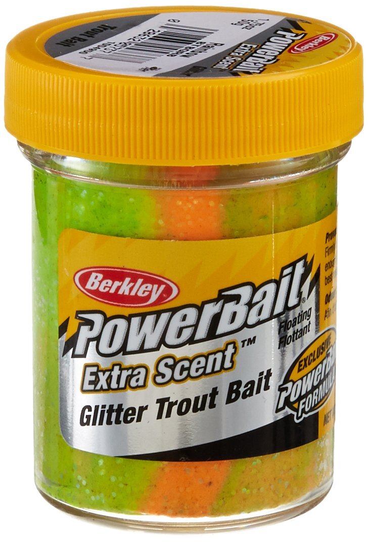 Berkley PowerBait Glitter Trout Dough Bait Rainbow 1.75 oz