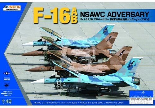 F-16A/B NSAWC Adversary Kinetic K48004 Maßstab 1:48