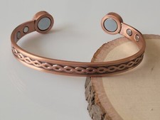 Pure Copper Magnetic Bracelet Arthritis Therapy Unisex Adjustable Infinity Cuff