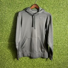 Nike Sweater Mens Medium Pullover Hoodie Gray