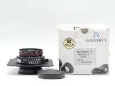 Rodenstock Apo Sironar S 135mm F/5.6 75° Copal 0 1/500 4x5 Large Format Lens
