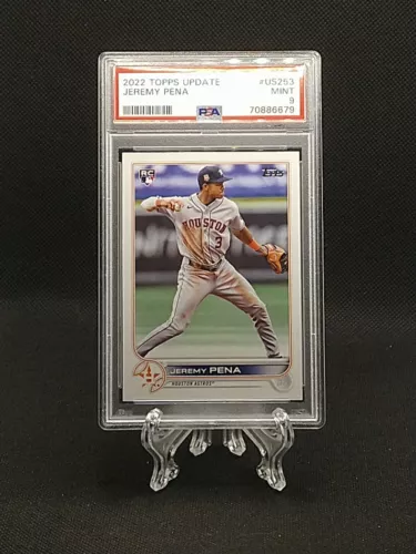 2022 Topps Update Jeremy Pena Rookie Card RC #US253 PSA Mint 9 Houston Astros