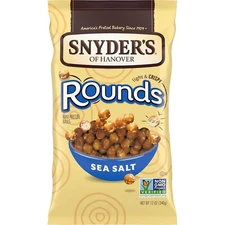 Snyder's Of Hanover Rounds Sea Salt Mini Pretzel Balls 12 oz (2 PACK)