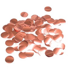 Rose Gold Confetti Table Decor for Birthday Wedding Bridal Shower