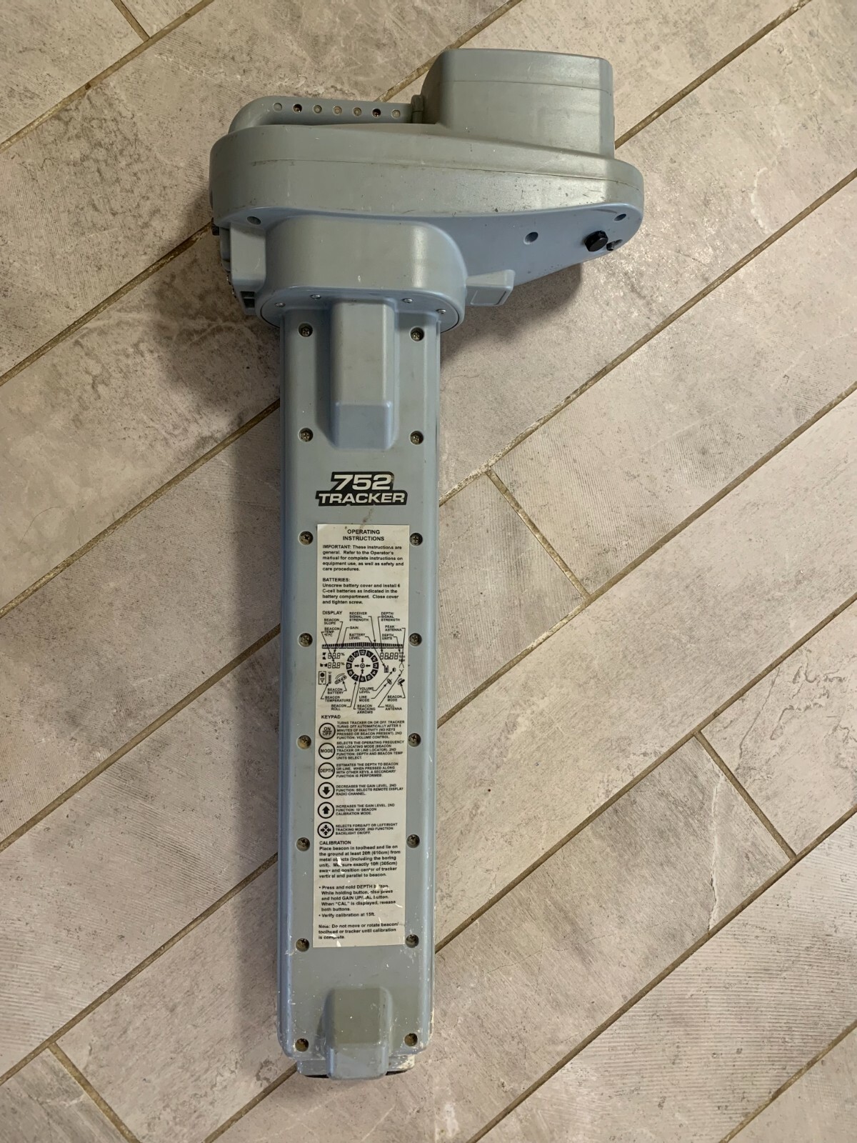 Ditch Witch Locator Model 752 Used eBay