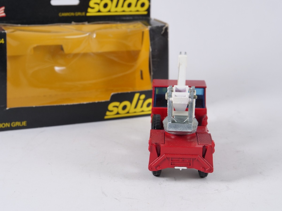 SOLIDO HACHETTE CAMION Grue Richier pompiers Made in France complet parfait état EUR 3,00