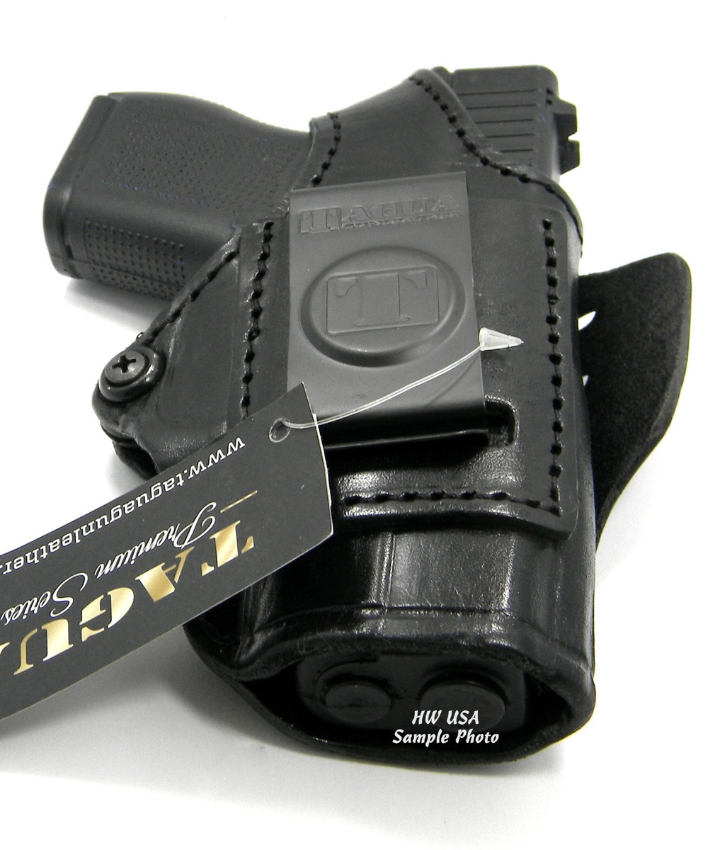 Étui De Dissimulation En Cuir Tagua Pour Pistolet - Main Droite, Compatible S&W Shield Et Springfield Hellcat